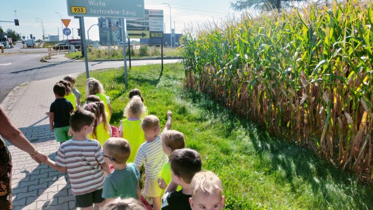 Grupa ,,Zajączki” na skrzyżowaniu